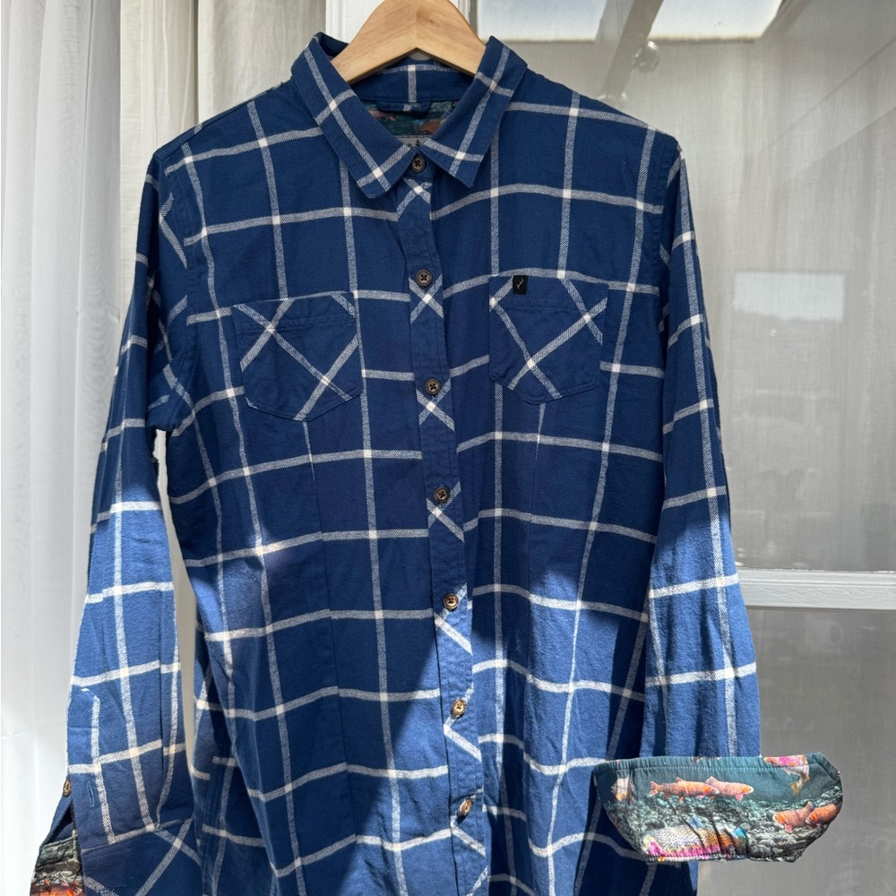 Pladra x CalTrout Flannel Button-Up Shirt